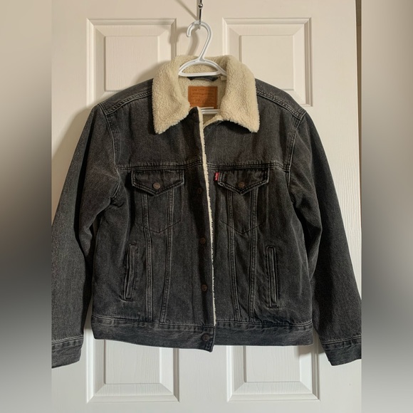 Levi's Sherpa Trucker Jean Jacket (M) - Picture 1 of 3